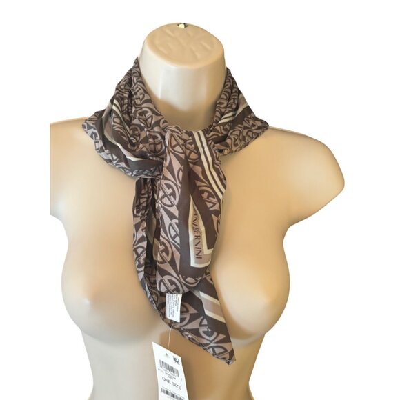 Giani Bernini Logo Diamond Printed Bandana Scarf, Gray, 24" x 24" - Picture 9 of 12